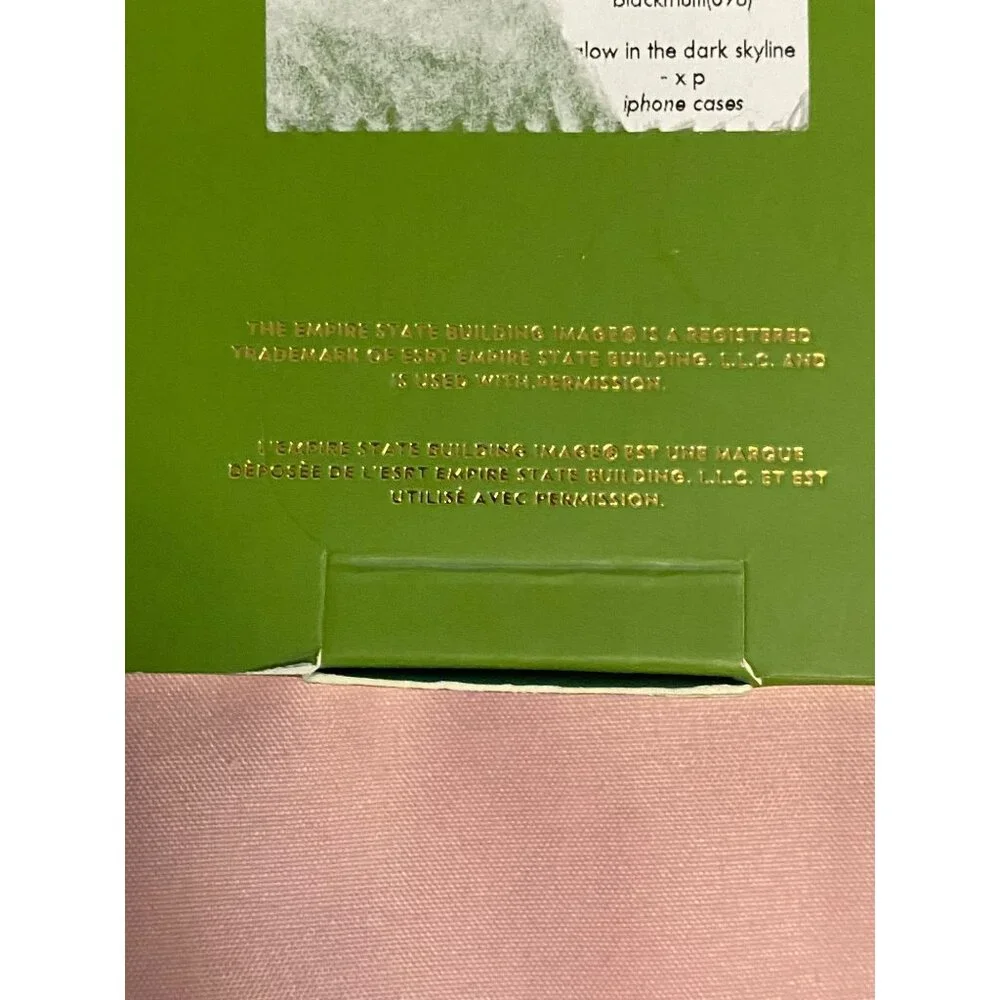 Kate Spade New York Glow In The Dark Skyline Case For iPhone XS Max Unused‎